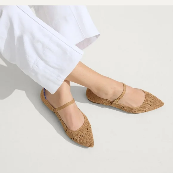 The Point Mary Jane II in Wren Crochet - Picture 2 of 5